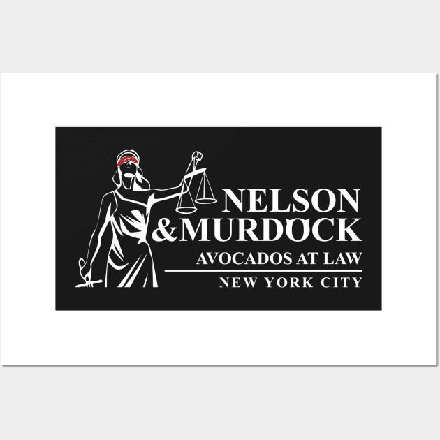 Nelson & Murdock - Avocados at Law Wall Art by finalarbiter9